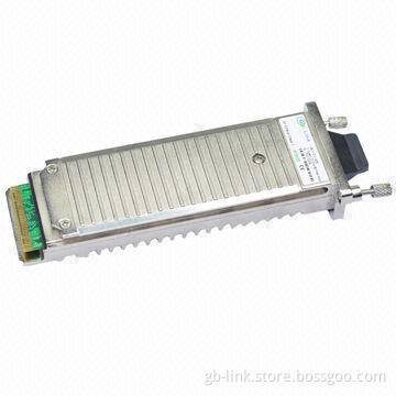 10GB DWDM XENPAK 80km Transceiver, Sized 4.76 x 1.42 x 0.46-inch, 0 to 70°C Temperature